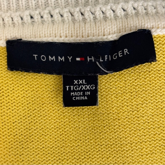 Tommy Hilfiger Pink and Yellow Striped Tank Top - Picture 4 of 7